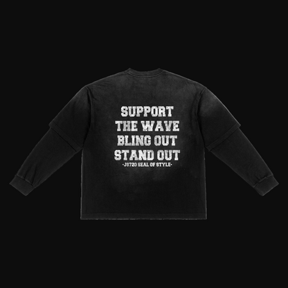 Bling Certified Support Tee (Long Sleeve)