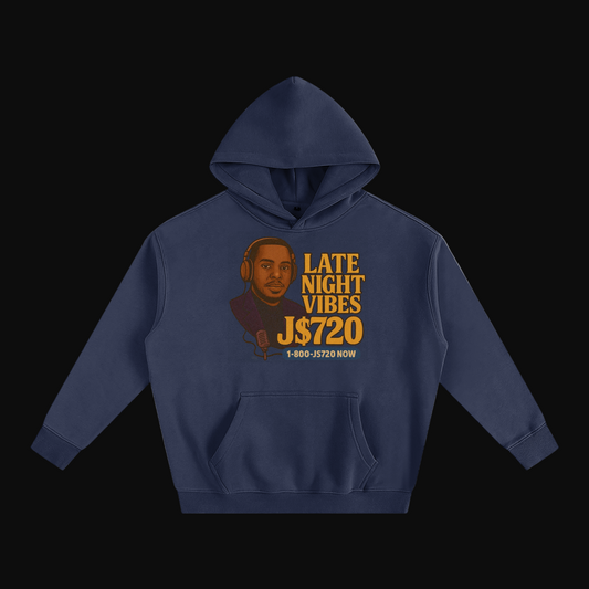 Late Night Vibes Support Hoodie
